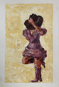 Cowgirl, 5.5 x 8.5 Original