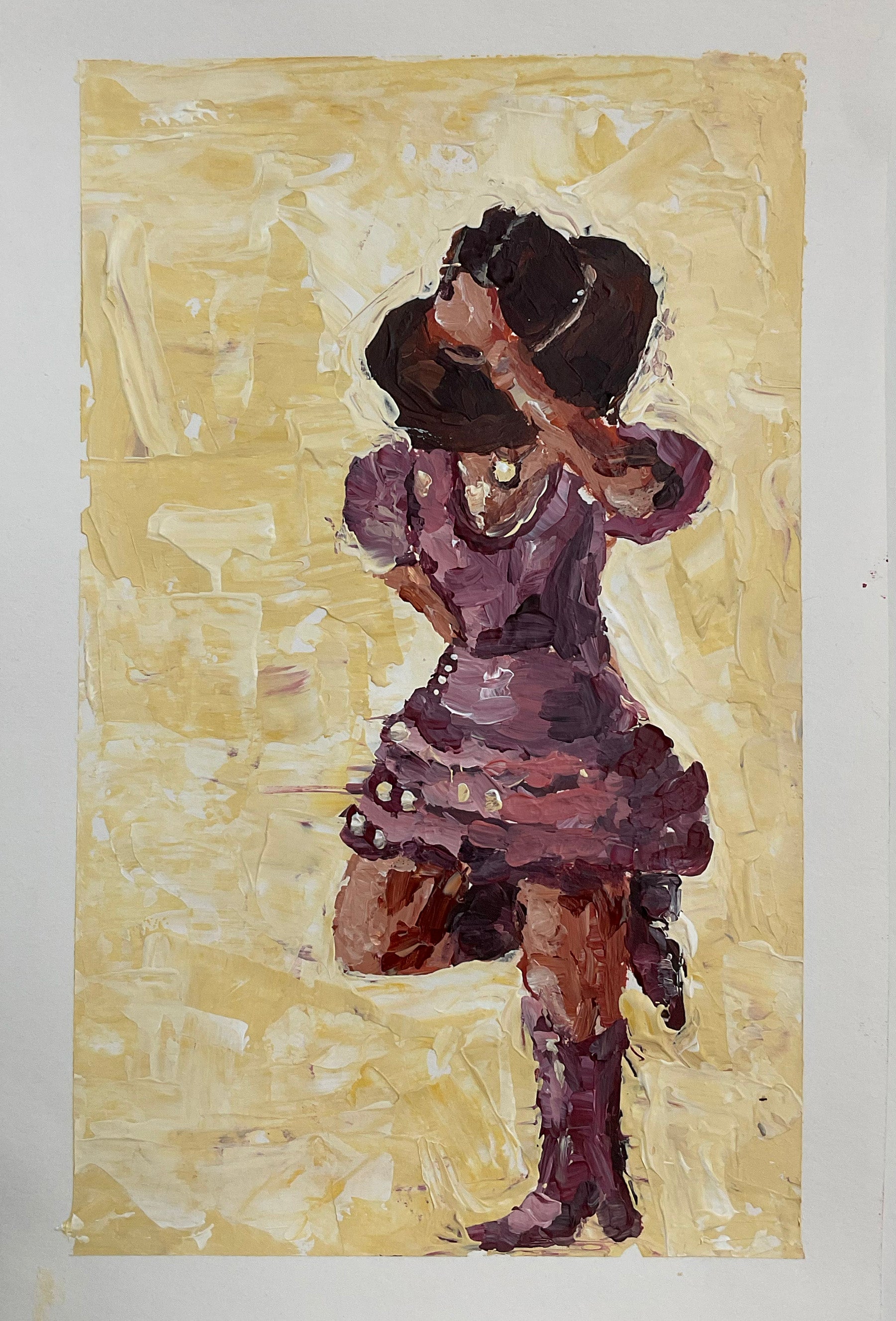 Cowgirl, 5.5 x 8.5 Original
