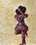 Butter Yellow Cowgirl Print
