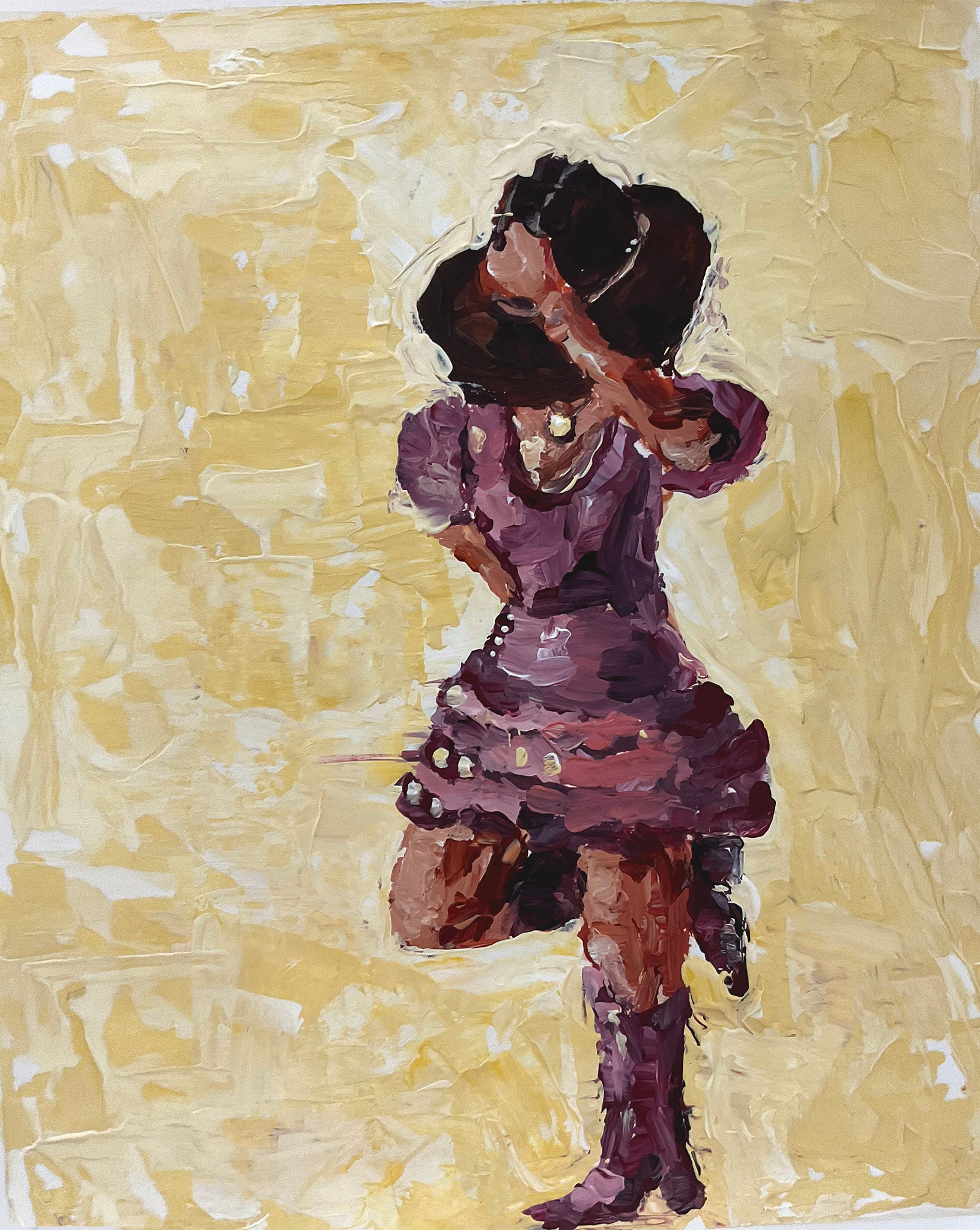 Butter Yellow Cowgirl Print