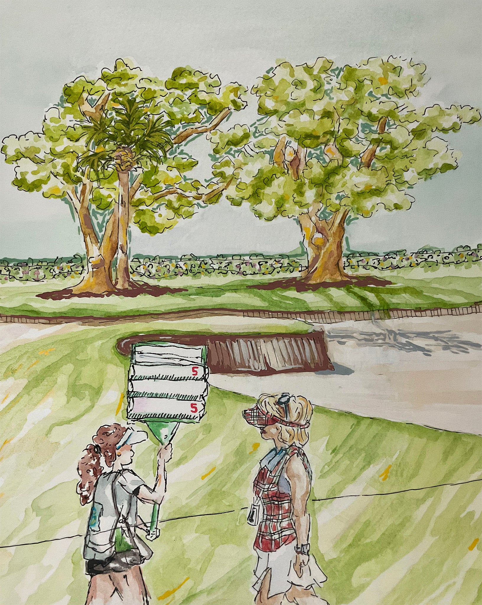 Golf Tournament Print